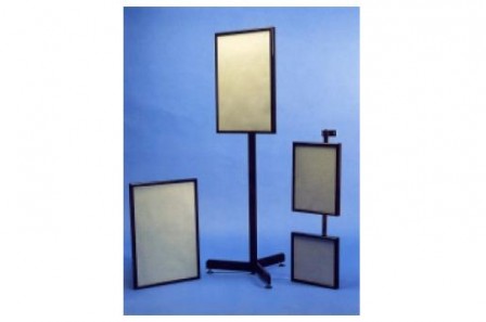Ophthalmic floor stand mirror